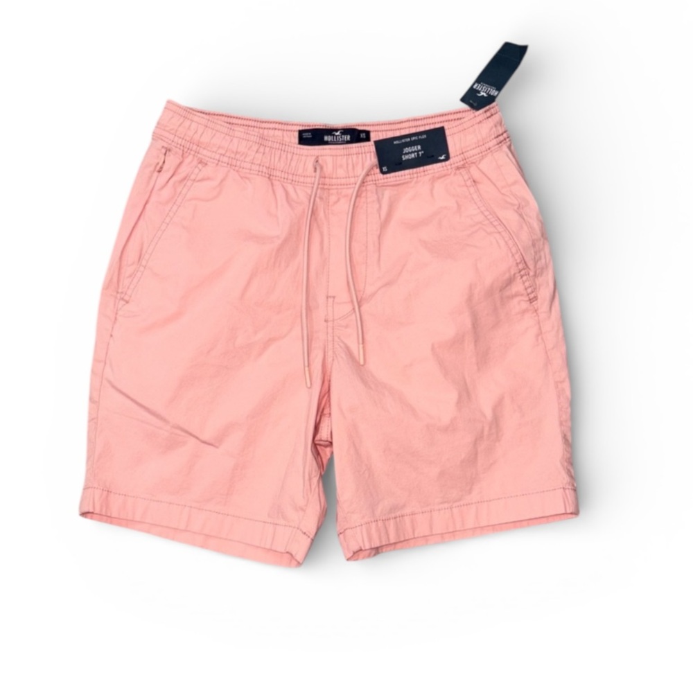 129. Vintage Hollister Y2K Preppy Men's Athletic Pink Shorts Size XS